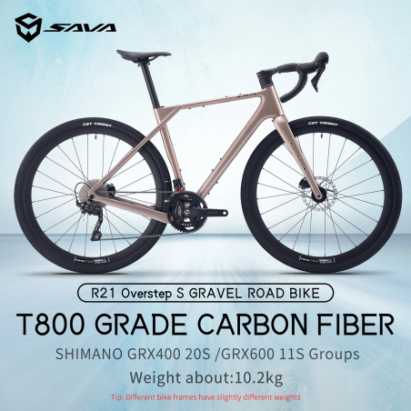 จักรยานกรวด SAVA R21 Gelaro | ระบบขับเคลื่อนคาร์บอนและ GRX