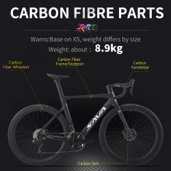 จักรยานเสือหมอบ SAVA R7 Carbon - ได้รับการรับรอง UCI และ Shimano Di2