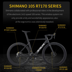 SAVA R7 Carbon Racefiets - UCI Gecertificeerd & Shimano Di2