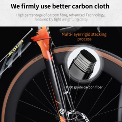 SAVA AK105 Carbon Fiber Racefiets - UCI-gecertificeerde racefiets