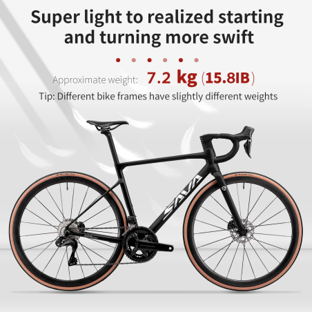 SAVA Ultegra Di2 racefiets: carbon prestaties en snelheid