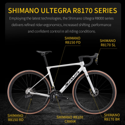 SAVA Ultegra Di2 racefiets: carbon prestaties en snelheid