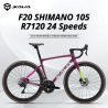 Rower szosowy SAVA F20 Carbon: Shimano 105, hydrauliczne tarcze