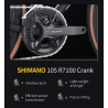Rower szosowy SAVA F20 Carbon: Shimano 105, hydrauliczne tarcze