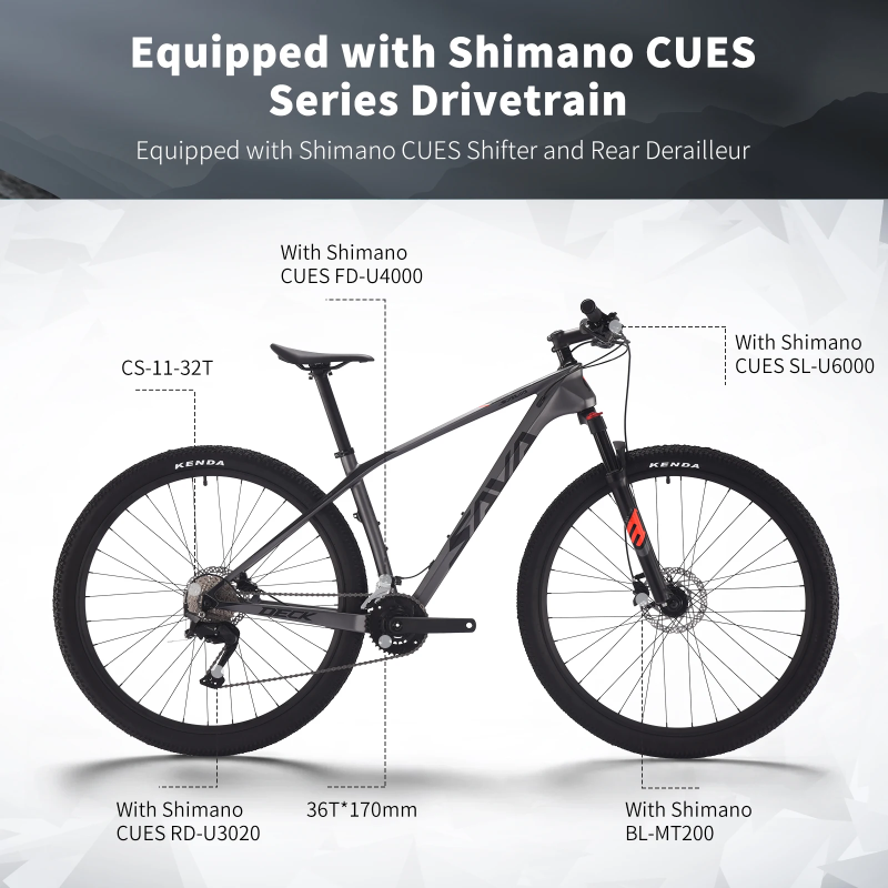 Carbonfaser-Renn-Mountainbike: DECKing Performance