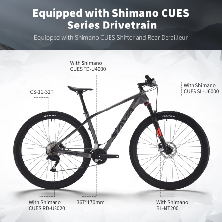 Carbonfaser-Renn-Mountainbike: DECKing Performance