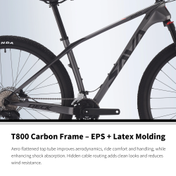 Carbonfaser-Renn-Mountainbike: DECKing Performance