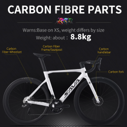 SAVA R8 Carbon Racefiets: Ultegra Di2 Prestaties