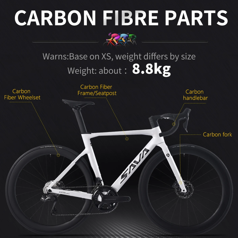 SAVA R8 कार्बन रोड बाइक: Ultegra Di2 परफॉर्मेंस
