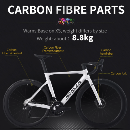 SAVA R8 कार्बन रोड बाइक: Ultegra Di2 परफॉर्मेंस