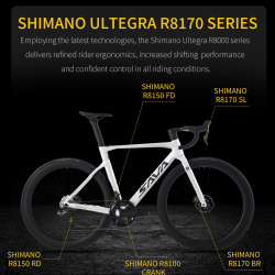 SAVA R8 कार्बन रोड बाइक: Ultegra Di2 परफॉर्मेंस