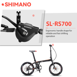 SAVA Folding Commuter Bike | Carbon Fiber, Shimano Z1