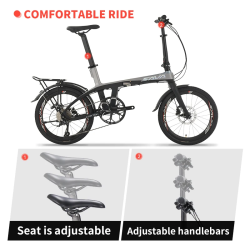 SAVA Z1 Carbon Folding Bike: Lightweight & Fast Performance