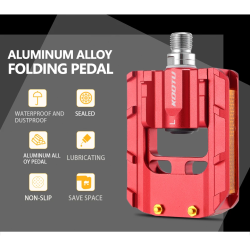 Wytrzymałe pedały do ​​rowerów składanych KOOTU | Rowery BMX i składane