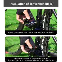 Racefiets pedaaladapters: ombouwen naar flats met slot