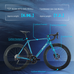 AeroX SLR9: SAVA's Carbon Fiber Road Bike with SHIMANO Dura-Ace