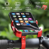 Uchwyt na telefon do roweru ze stopu aluminium do rowerów szosowych i górskich