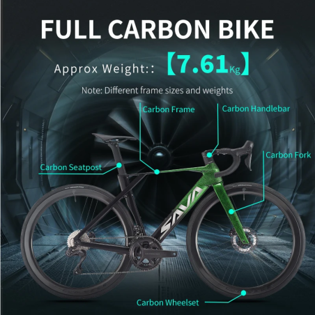 SLR8 B45/B60 Full Carbon Road Bike - SAVA High-End Racing Experience