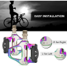 Pédales et chaussures de vélo de route : efficacité sans clip avec roulements étanches