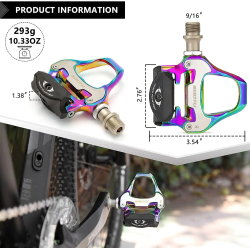 Pédales et chaussures de vélo de route : efficacité sans clip avec roulements étanches