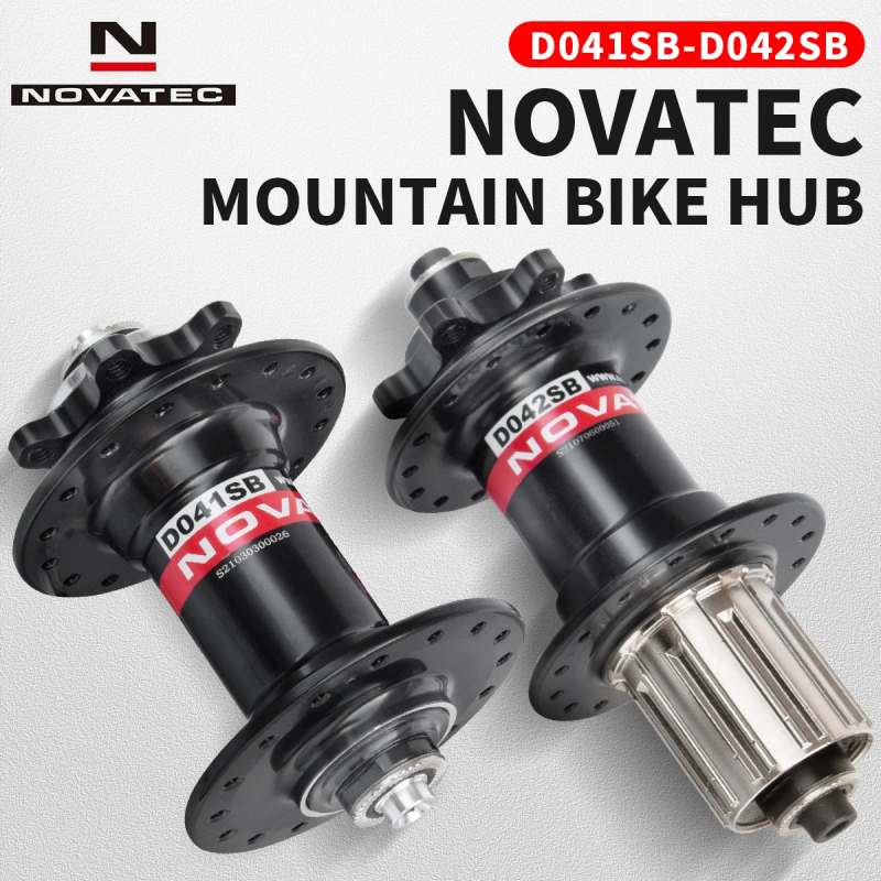 Novatec MTB Bike Hubs (D041SB/D042SB): Durable Steel, Disc Brake