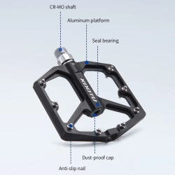 Pedały rowerowe KOOTU MTB: wodoodporne, wytrzymałe i z uszczelnionymi łożyskami